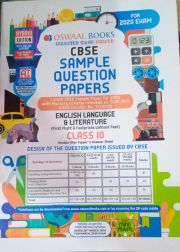 OSWAAL BOOKS CBSE SAMPLE QUESITON PAPERS CLASS 10 ENGLISH LANGUAGE & LITERATURE