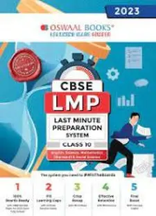 Oswaal CBSE Lmp Last Minute Preparation ...