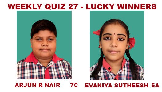 Weekly Quiz 27: Lucky Winners