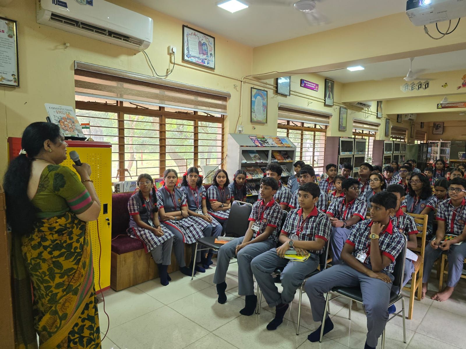 Inspiring Author Meet with Mrs. Nandini Menon Enriches National Reading Month Celebrations