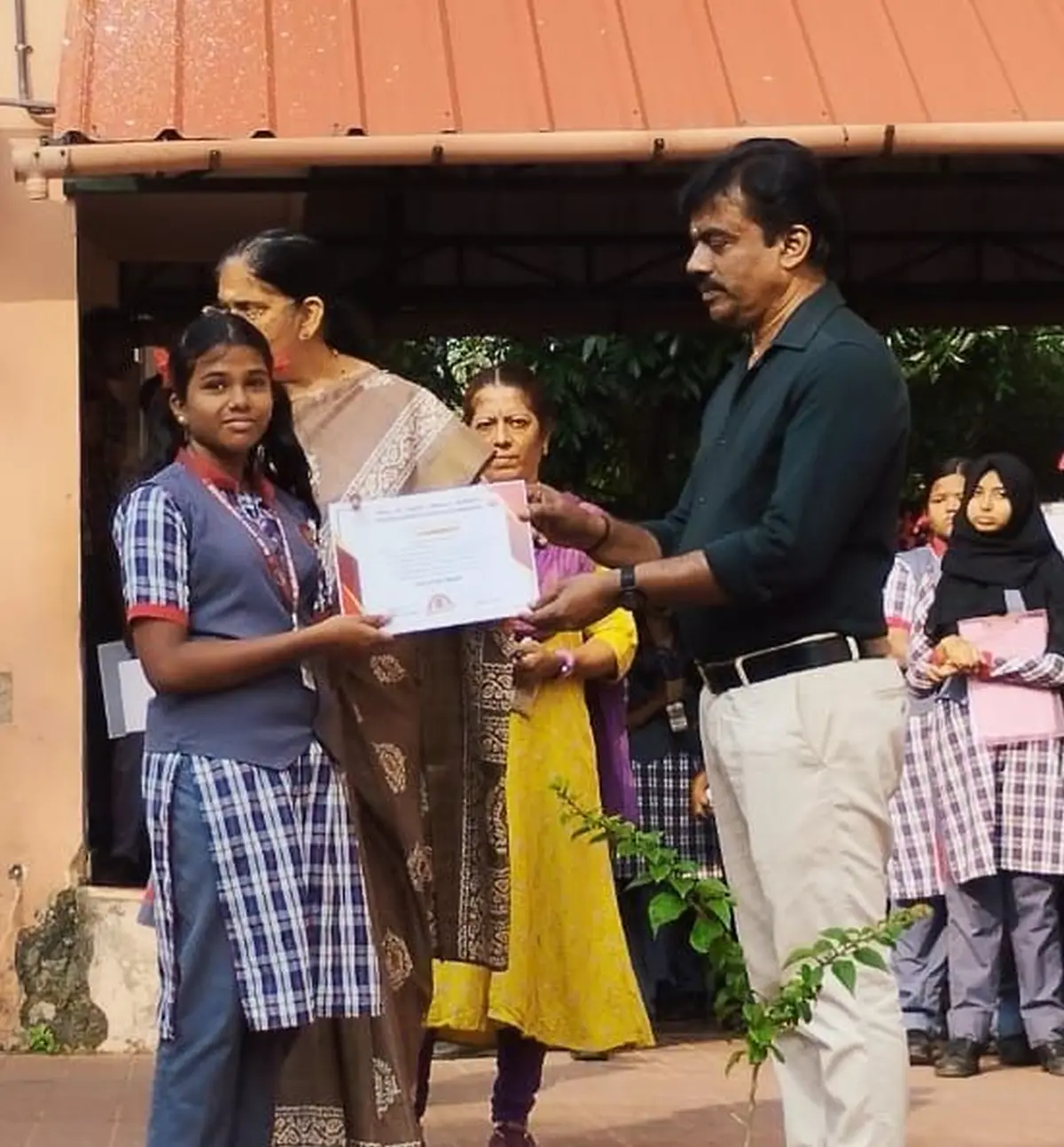 Akshaya S, IX A